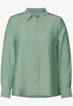 Overhemdblouse met structuur