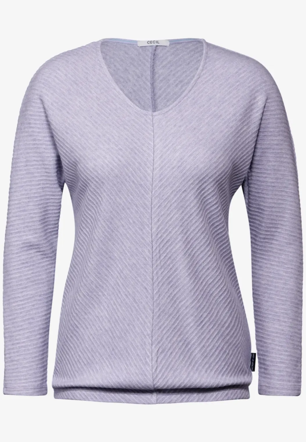Overhemd met gemêleerde look