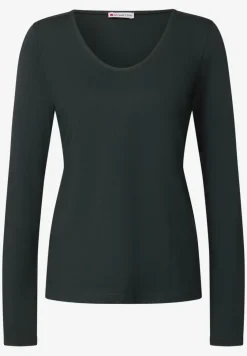 Overhemd met lange mouwen in effen kleur