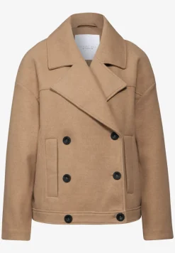 Oversized caban jas