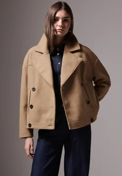 Oversized caban jas