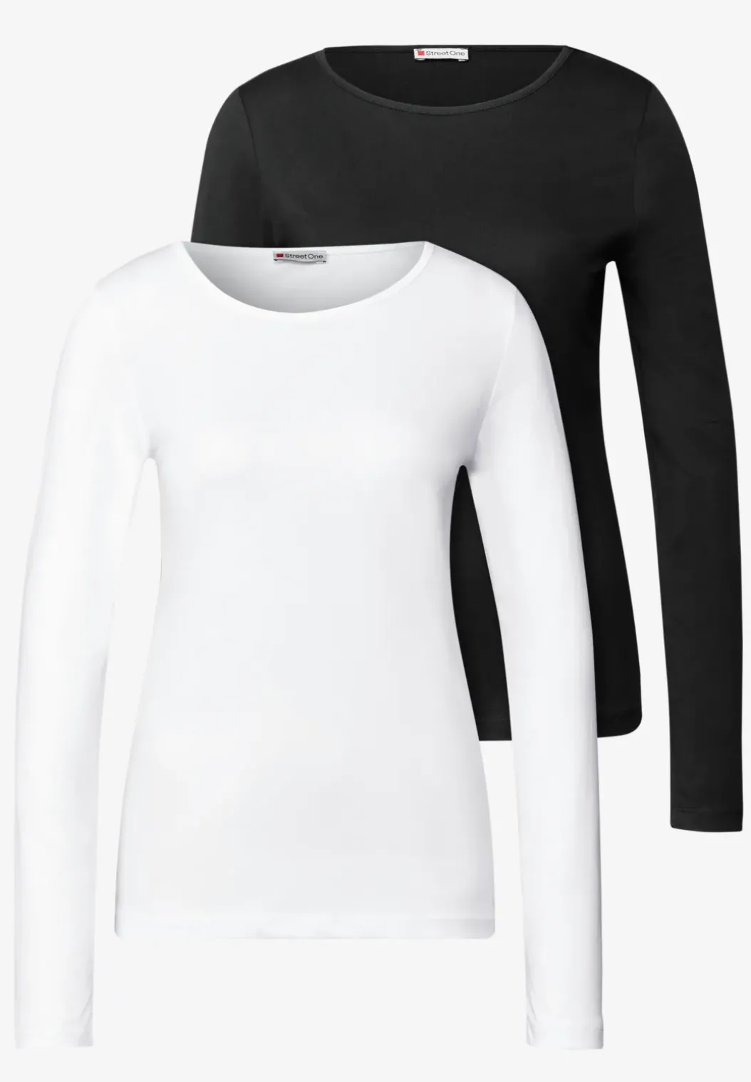 2-pack shirts met lange mouwen
