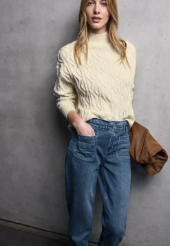 Paperbag jeans in Loose Fit