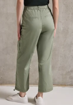 Papertouch broek met rechte pijpen