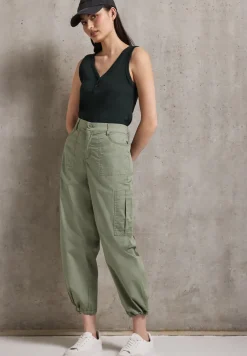 Papertouch broek met rechte pijpen
