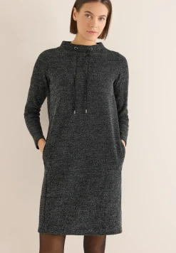 Peper en zout look jurk