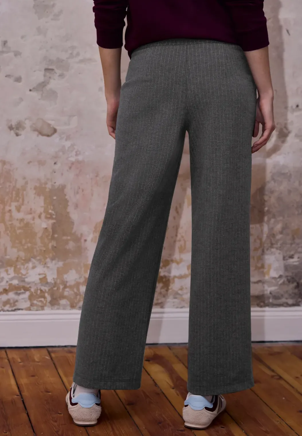 Pinstripe broek Wide Legs