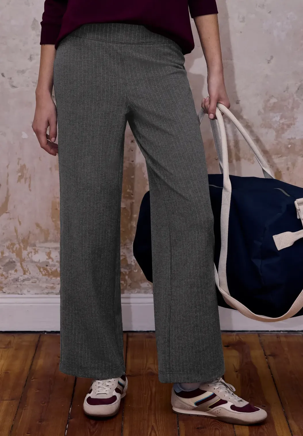 Pinstripe broek Wide Legs