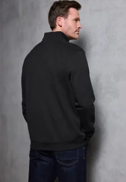 Piqué Troyer sweatshirt