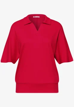 Poloshirt met elastische tailleband