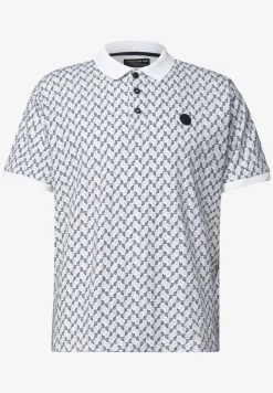 Poloshirt met korte mouwen en all-over print