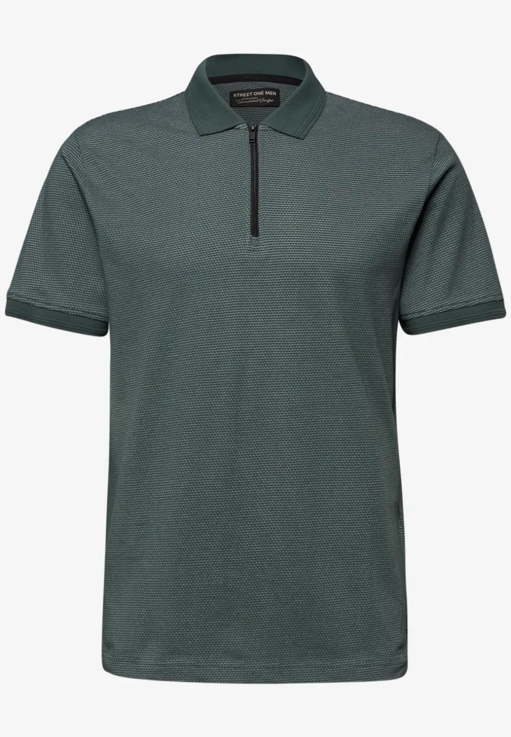 Poloshirt met korte mouwen en rits