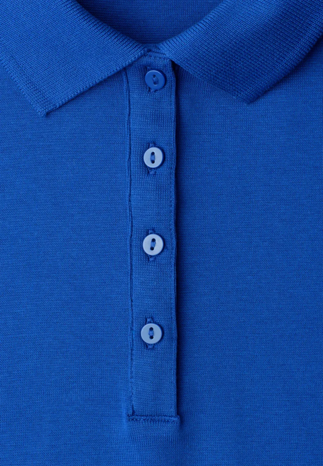 Poloshirt met korte mouwen en geribde structuur