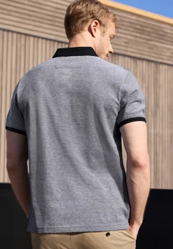 Poloshirt met korte mouwen en contrasterende details