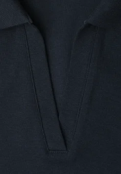 Poloshirt met korte mouwen en gespleten hals