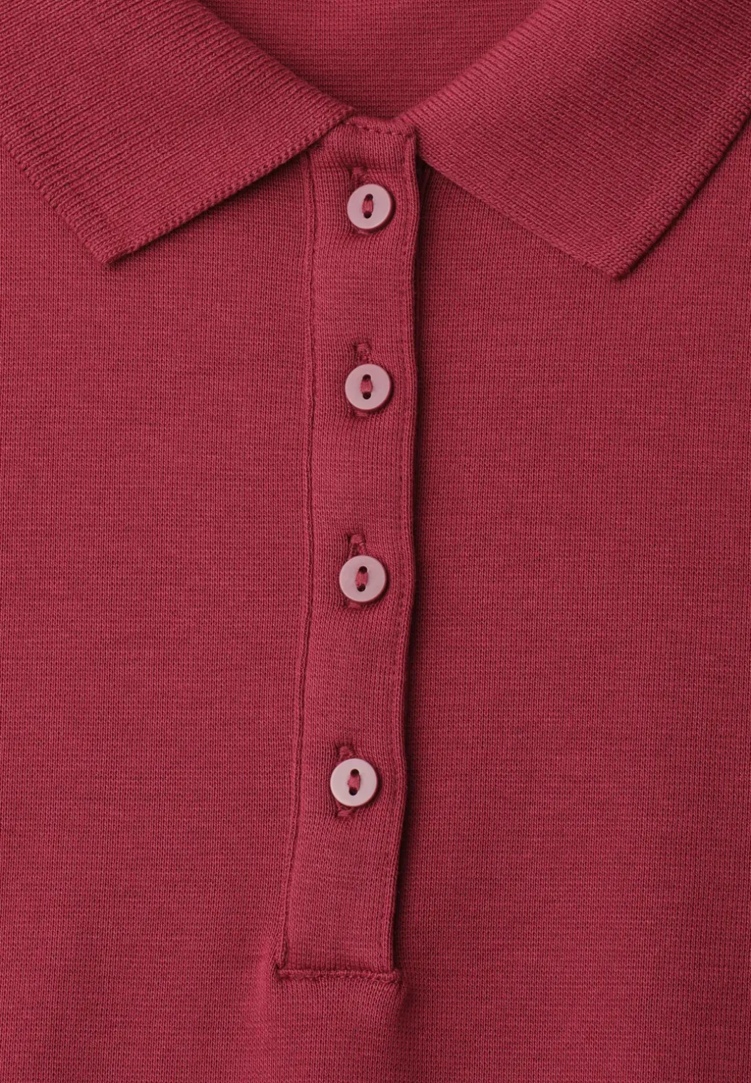 Poloshirt met korte mouwen en geribde structuur