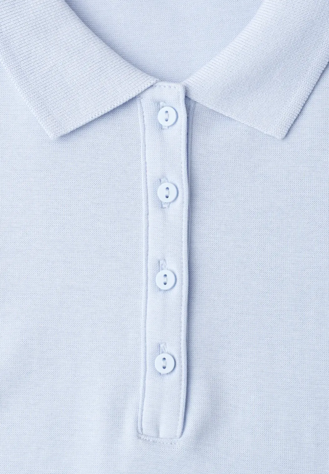 Poloshirt met korte mouwen en geribde structuur