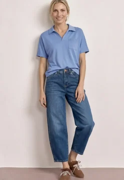 Poloshirt met korte mouwen en glitter