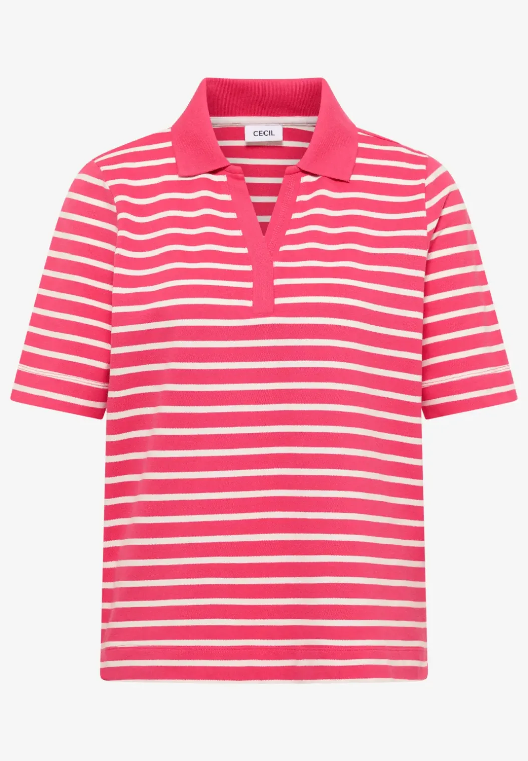 Poloshirt met korte mouwen en strepen
