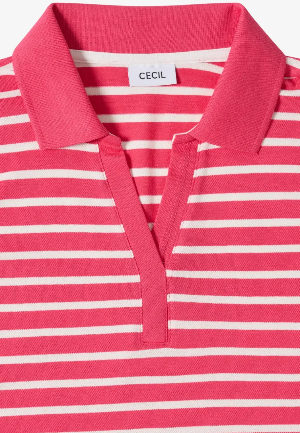 Poloshirt met korte mouwen en strepen