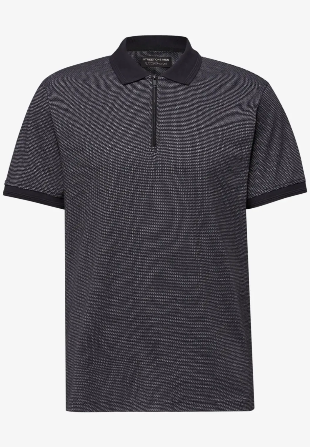 Poloshirt met korte mouwen en rits