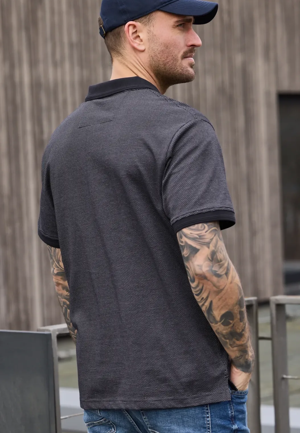 Poloshirt met korte mouwen en rits