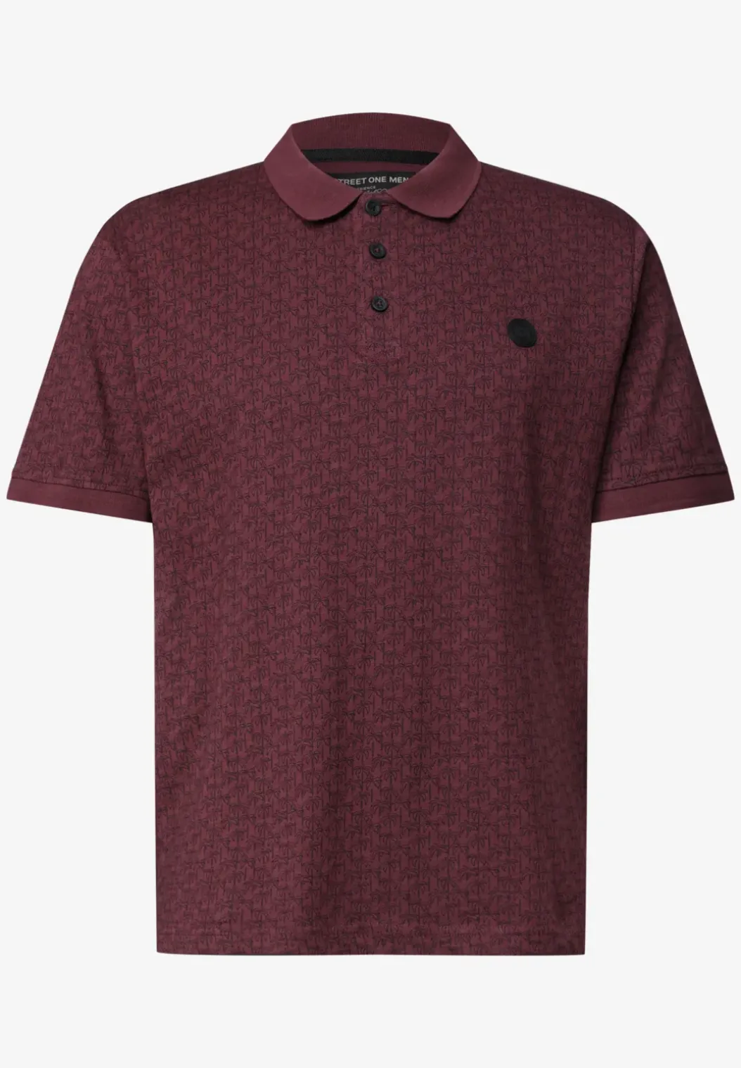 Poloshirt met korte mouwen en all-over print