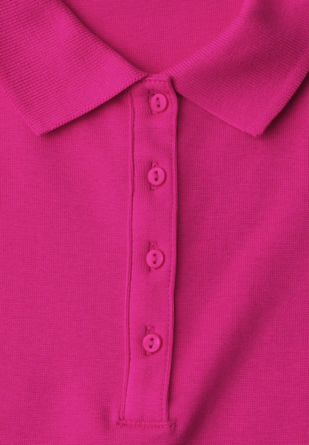 Poloshirt met korte mouwen en geribde structuur