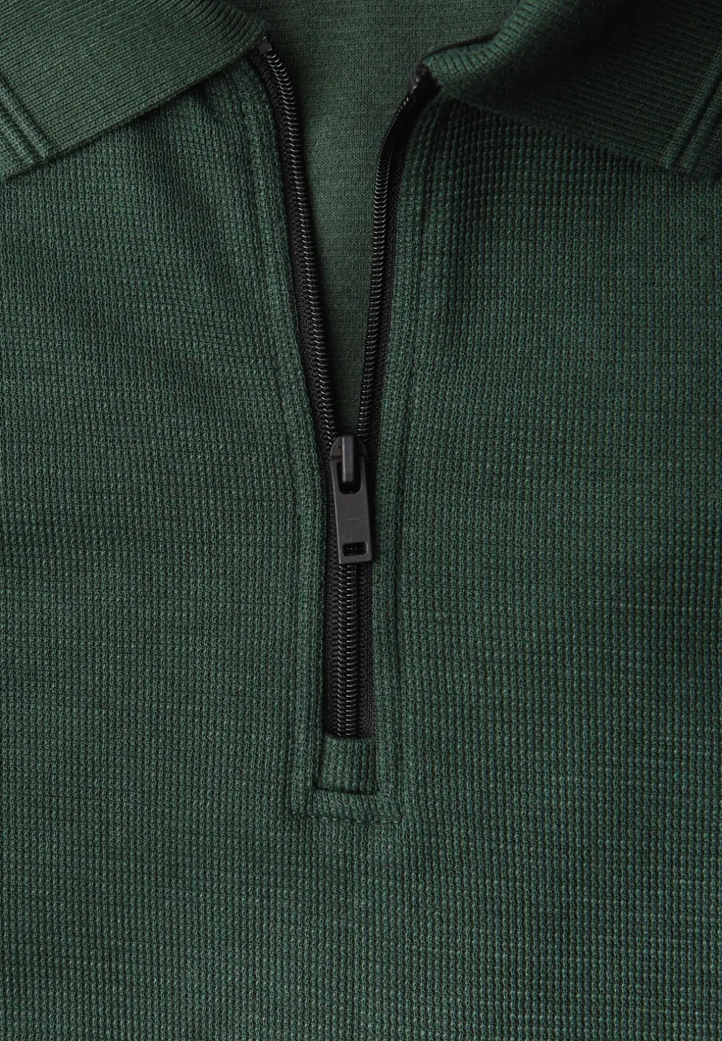 Poloshirt met rits