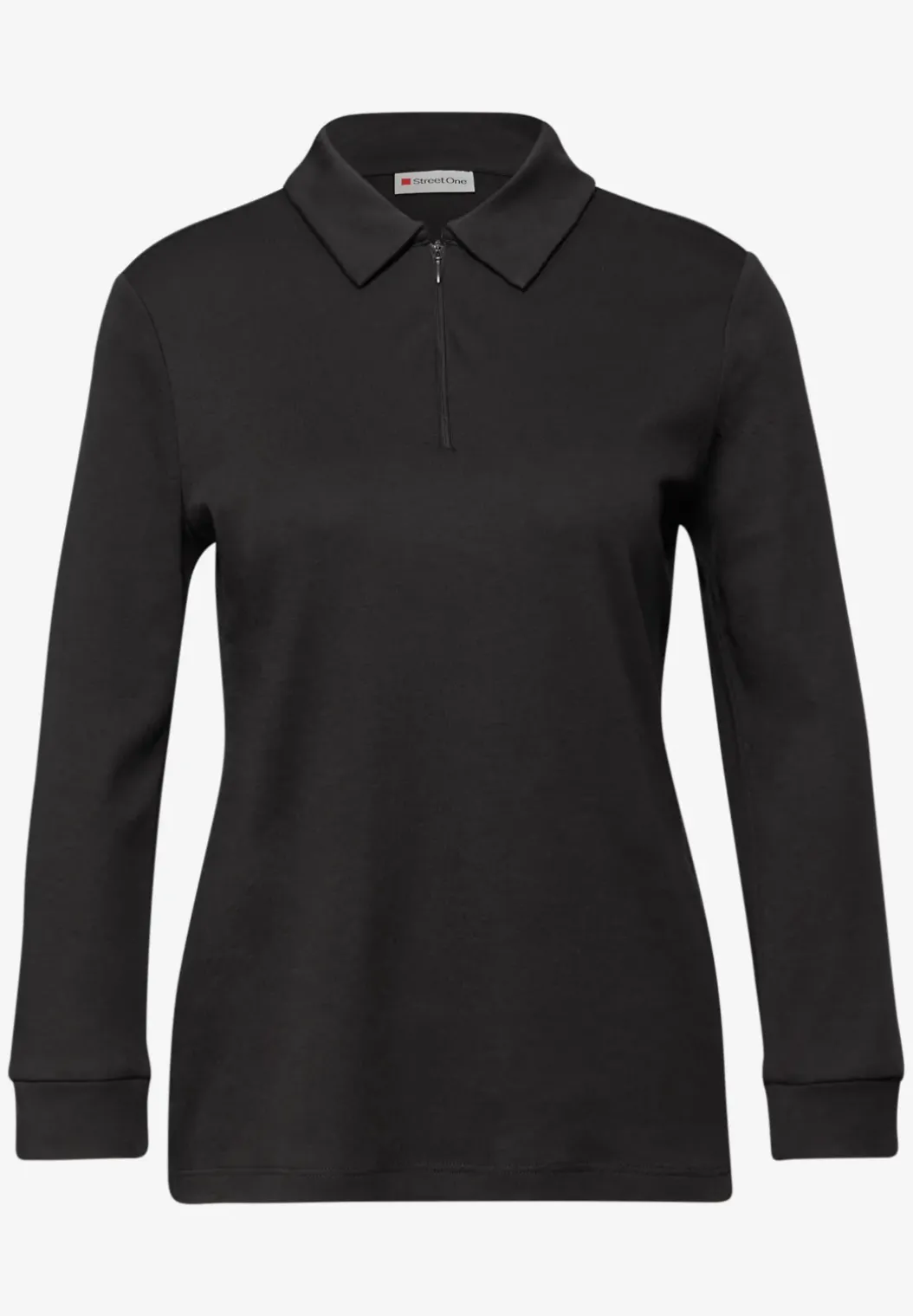 Poloshirt met rits