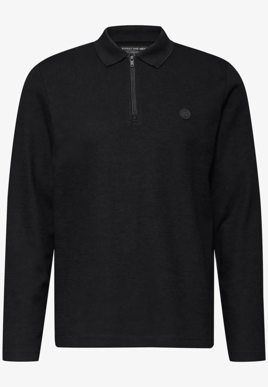 Poloshirt met rits