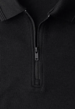 Poloshirt met rits