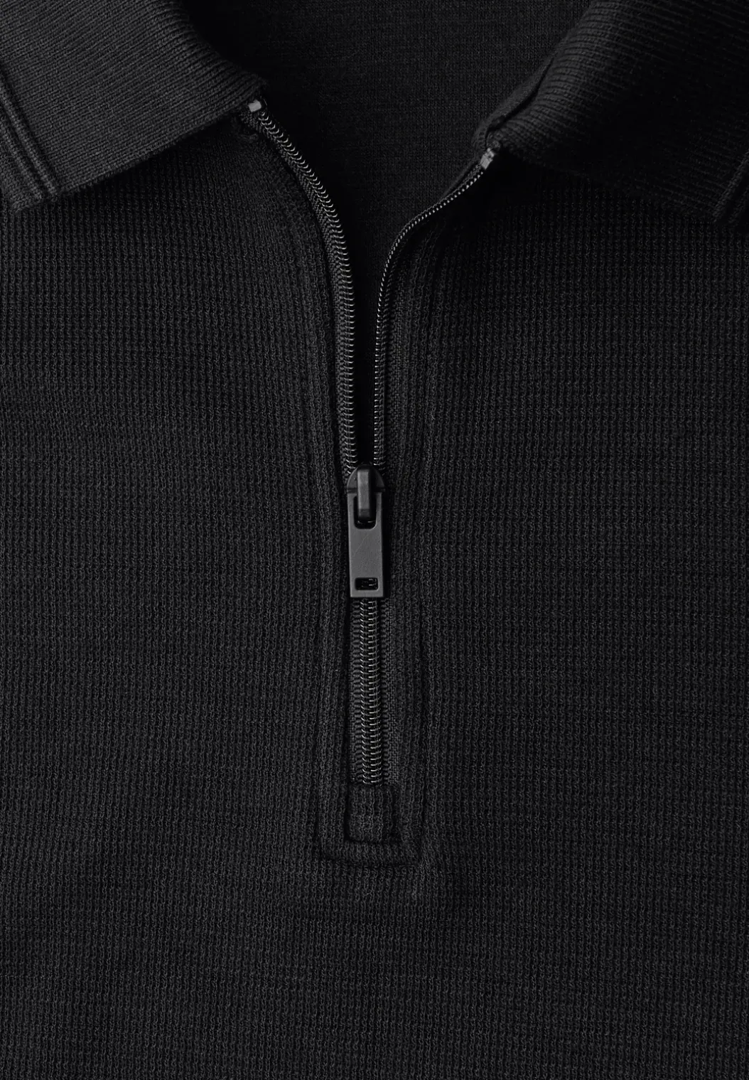 Poloshirt met rits