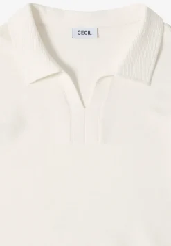 Poloshirt met structuur
