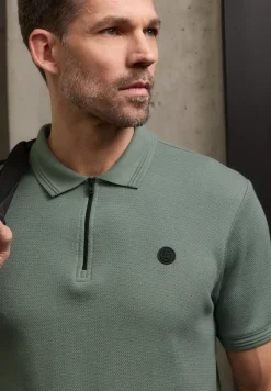 Poloshirt met structuur