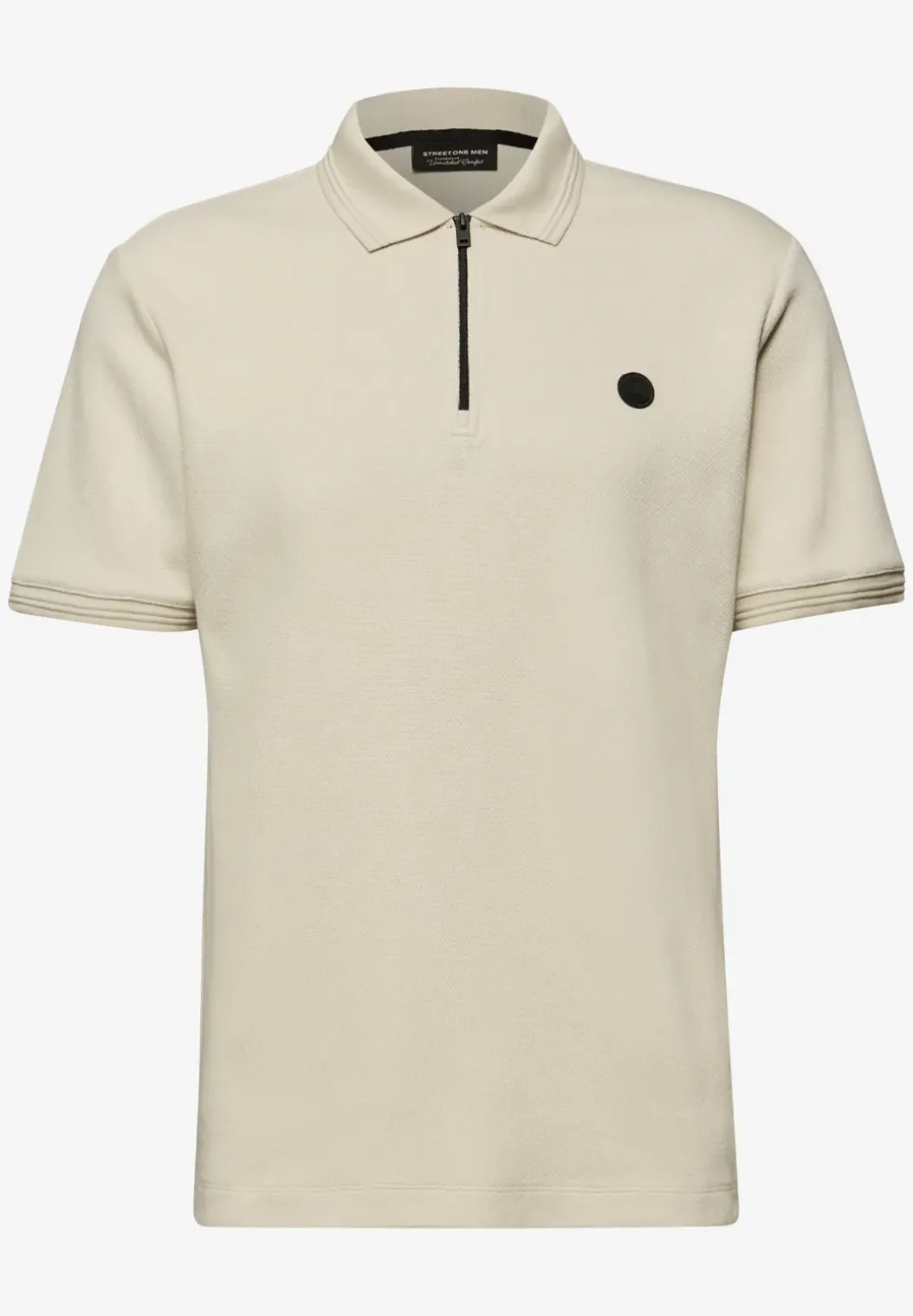 Poloshirt met structuur