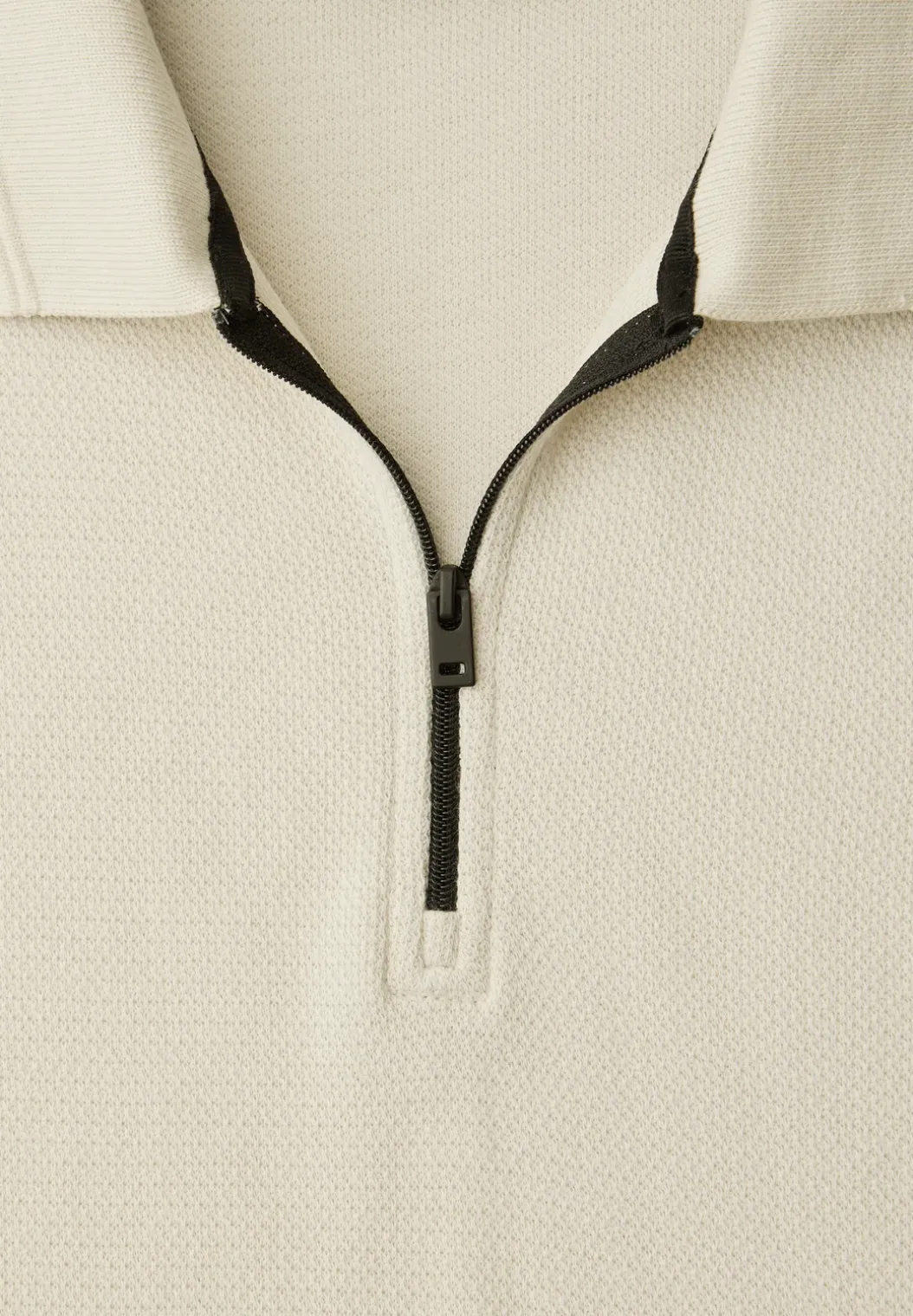 Poloshirt met structuur