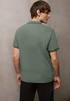 Poloshirt met structuur