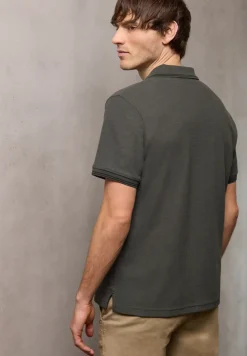 Poloshirt met structuur