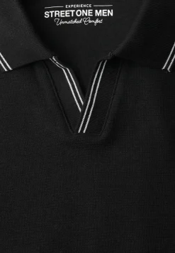 Poloshirt met structuur
