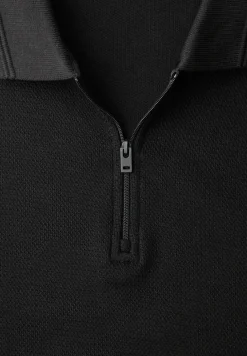 Poloshirt met structuur
