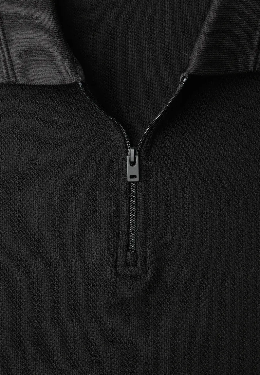Poloshirt met structuur