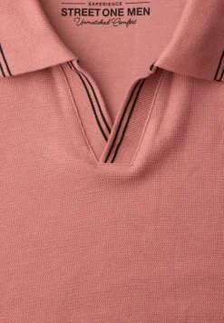 Poloshirt met structuur
