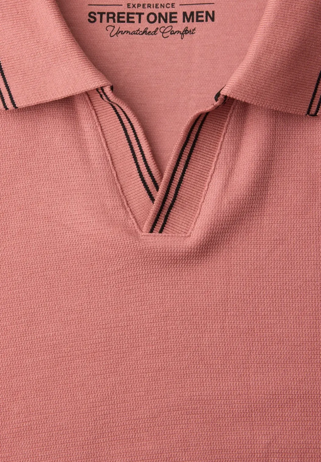 Poloshirt met structuur