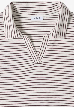 Poloshirt met korte mouwen en strepen