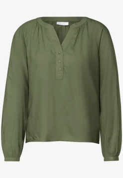 Raglan blouse in effen kleur