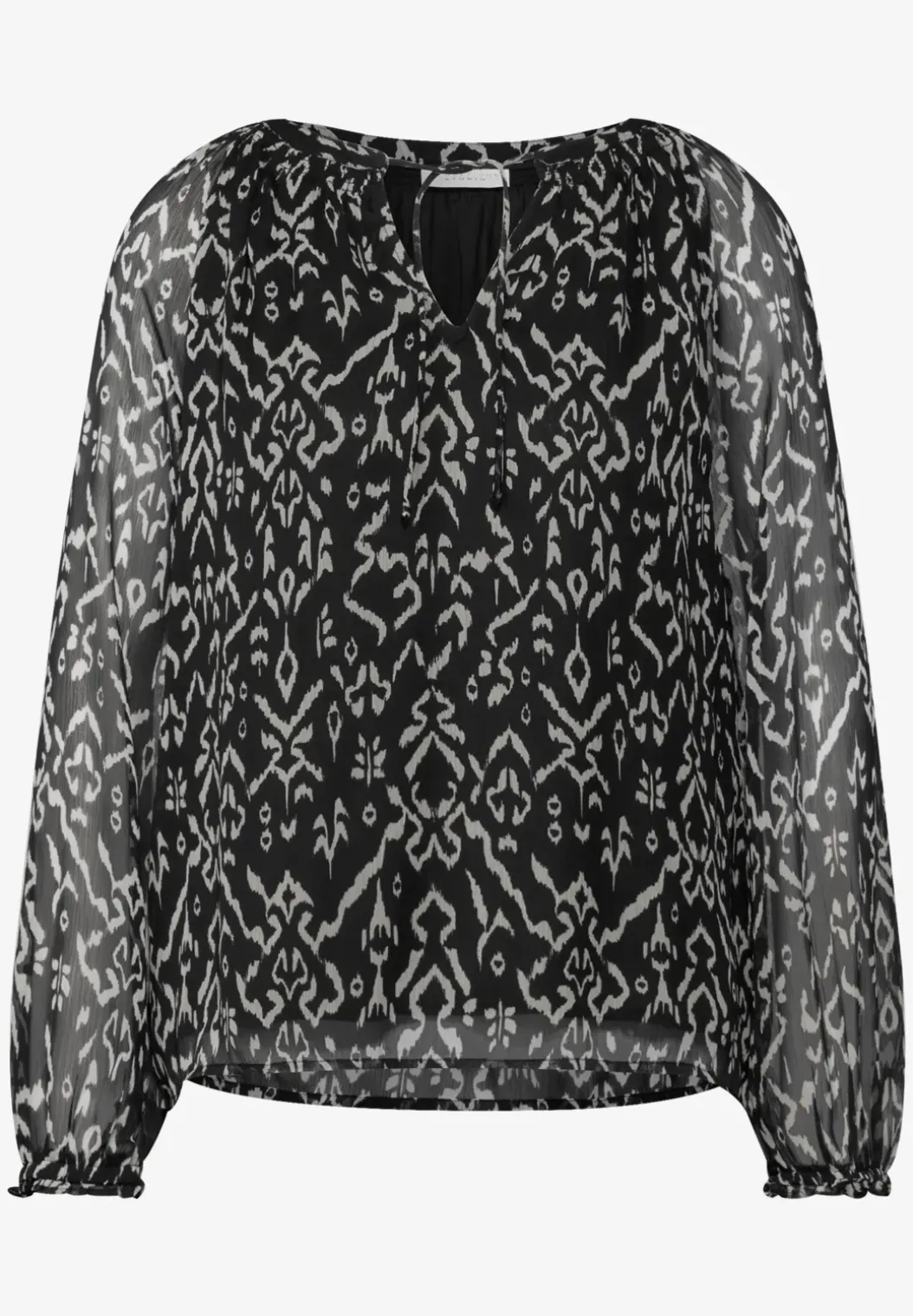Raglan chiffon blouse