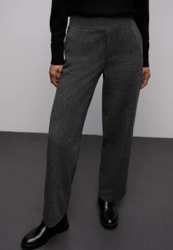 Rechte legging jacquard broek