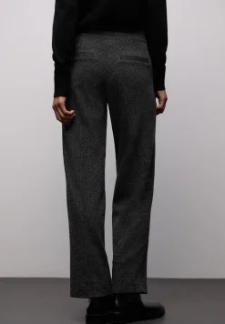 Rechte legging jacquard broek