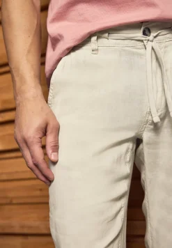 Relaxed Fit linnen chino